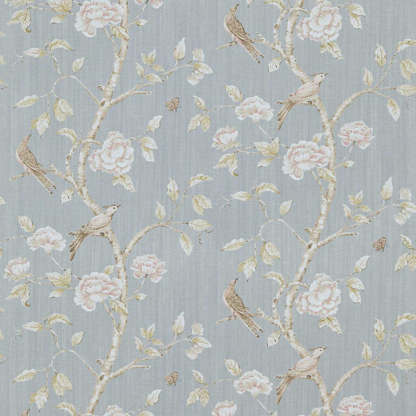 ZOFFANY Woodville Fabric Birds La Seine   - ZWOO321432