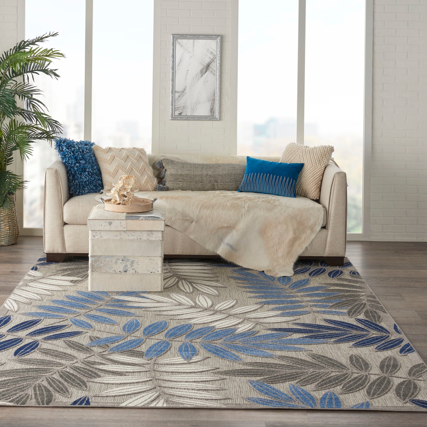 Nourison Rugs Nourison Home   Tropical 7' X 10'    - 099446762023
