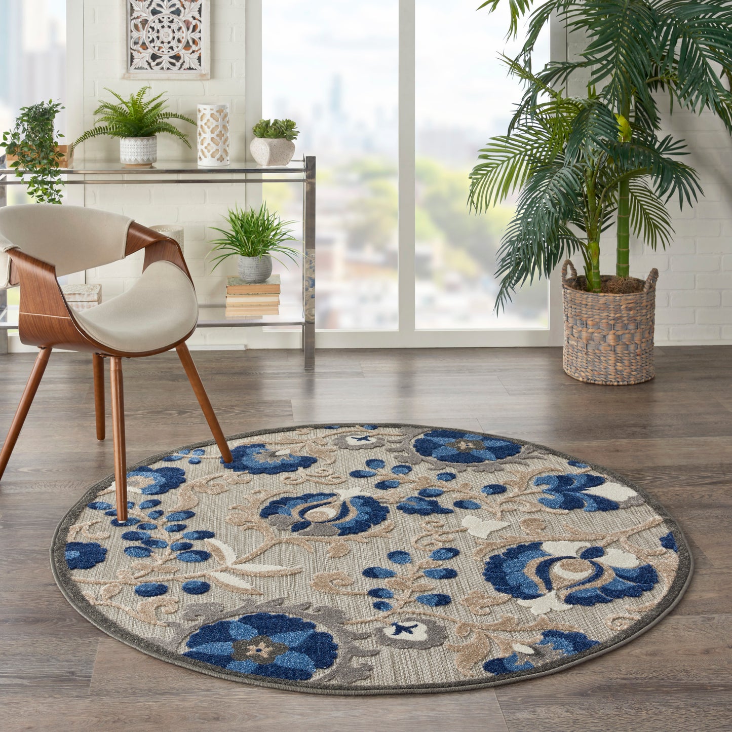 Nourison Rugs Nourison Home   Farmhouse 5' X Round    - 099446739209