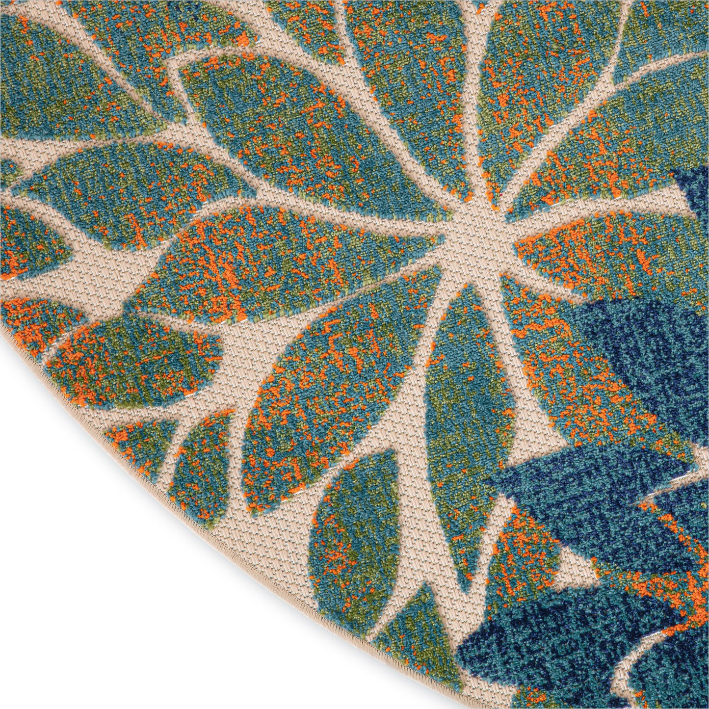 Nourison Rugs Nourison Home   Tropical 8' X Round    - 099446952332