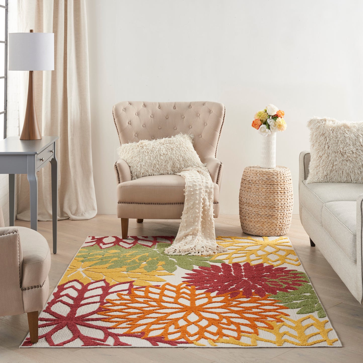 Nourison Rugs Nourison Home   Tropical 6' X 9'    - 099446826954