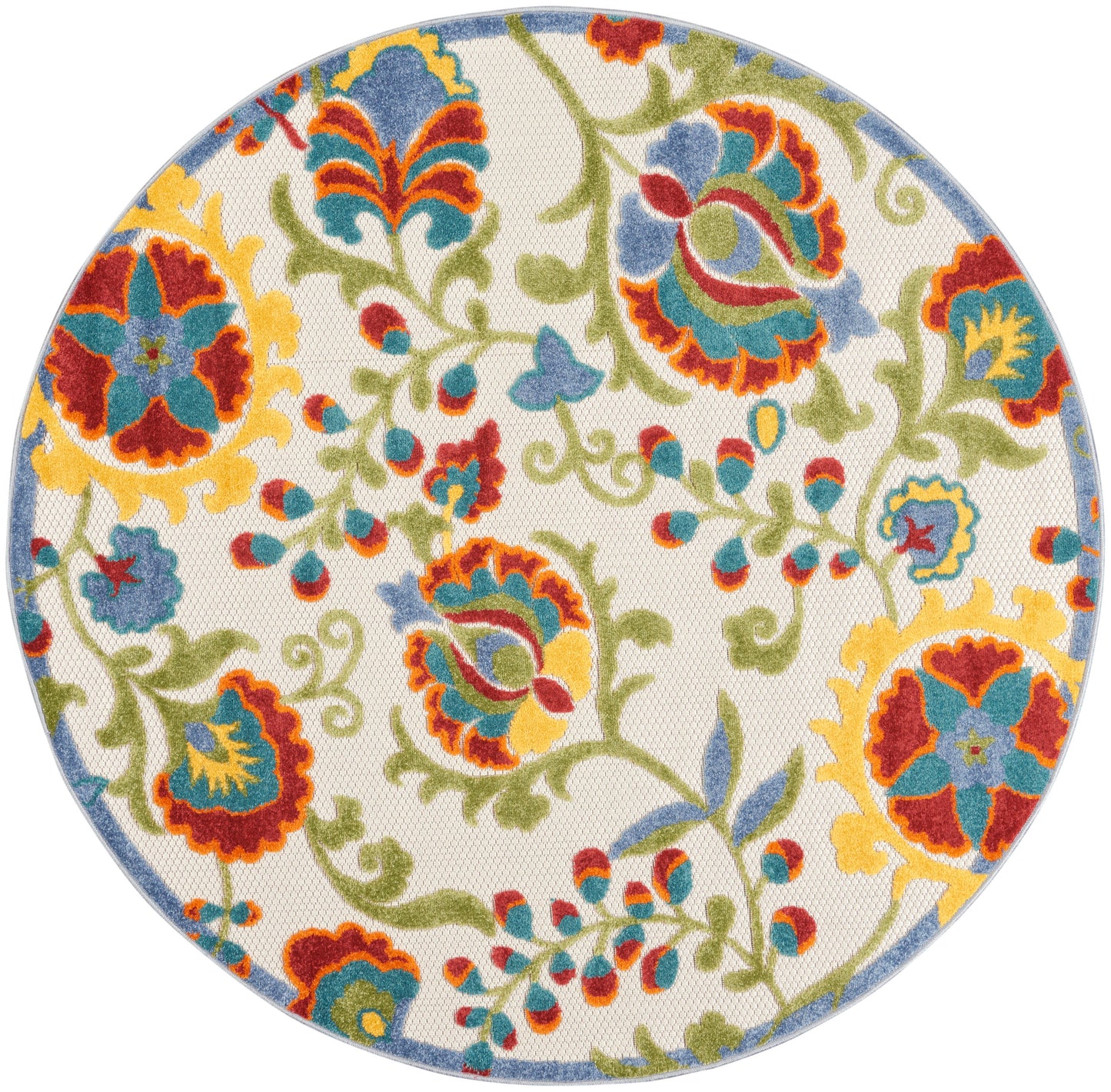 Nourison Rugs Nourison Home   Farmhouse 5' X Round    - 099446827494