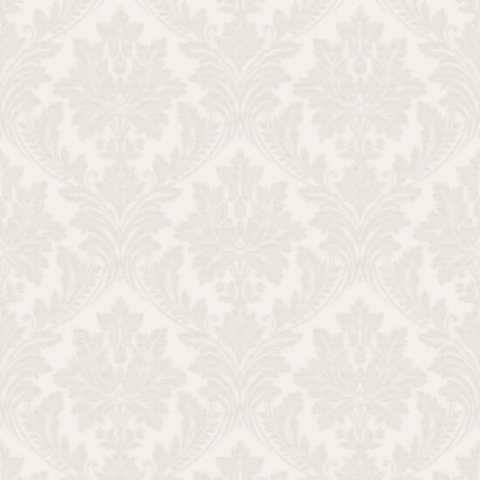 GALERIE WALLCOVERINGS Arcadia Medallion, All-over, Print   White   - ARA65401