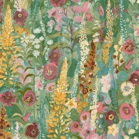 GALERIE WALLCOVERINGS Inia Classical, Floral, All-over   Pink   - INA74601