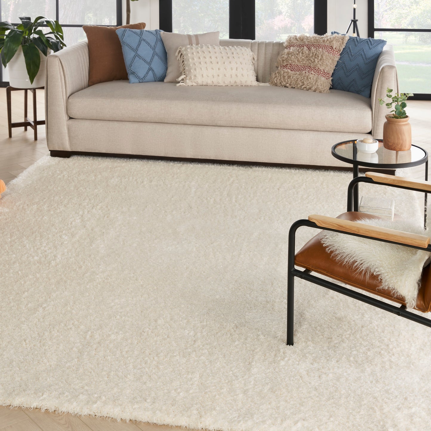 Nourison Rugs Nourison Home   Shag 7' X 9'    - 099446008411