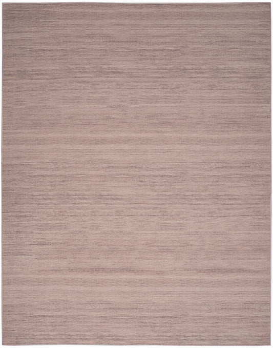 Rectangular blush-taupe area rug with subtle horizontal texture, modern neutral decor for living room or bedroom.