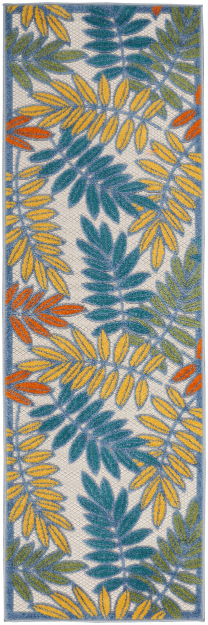 Nourison Rugs Nourison Home   Tropical 8' Runner    - 099446827821
