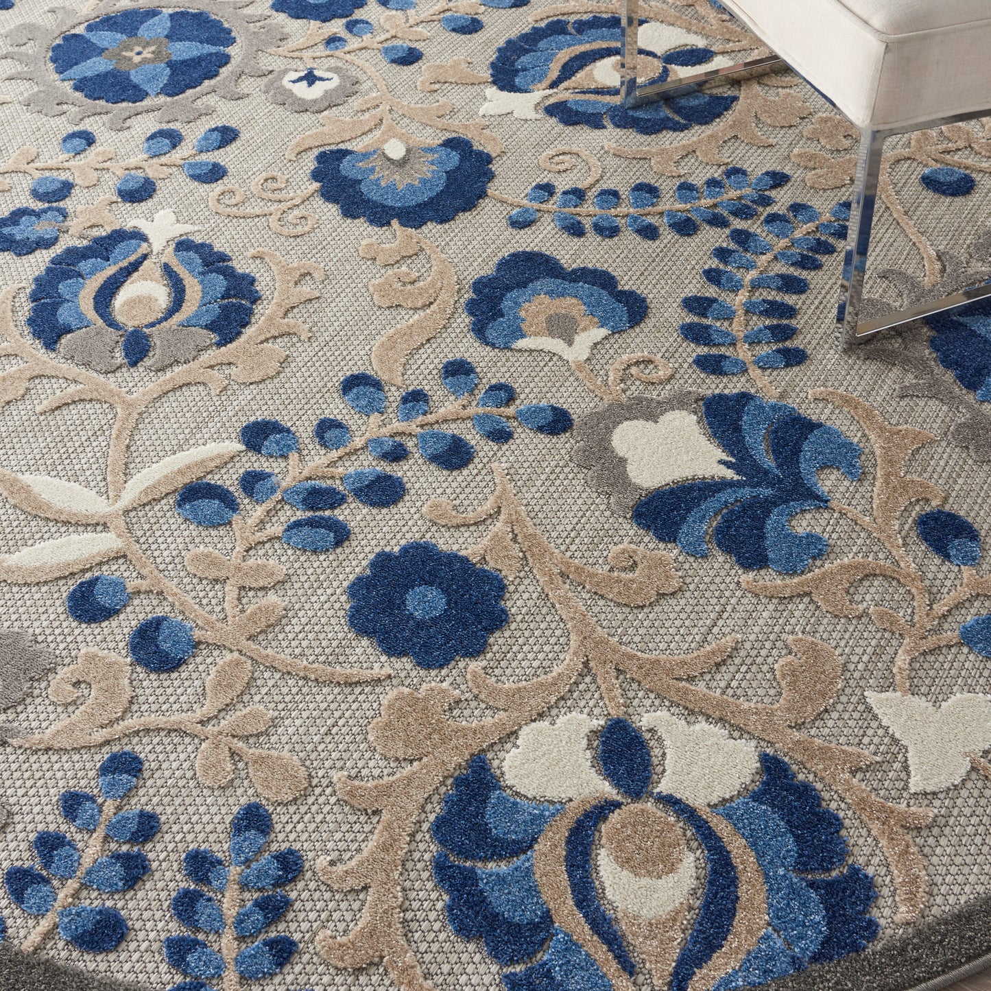 Nourison Rugs Nourison Home   Farmhouse 8' X Round    - 099446739223