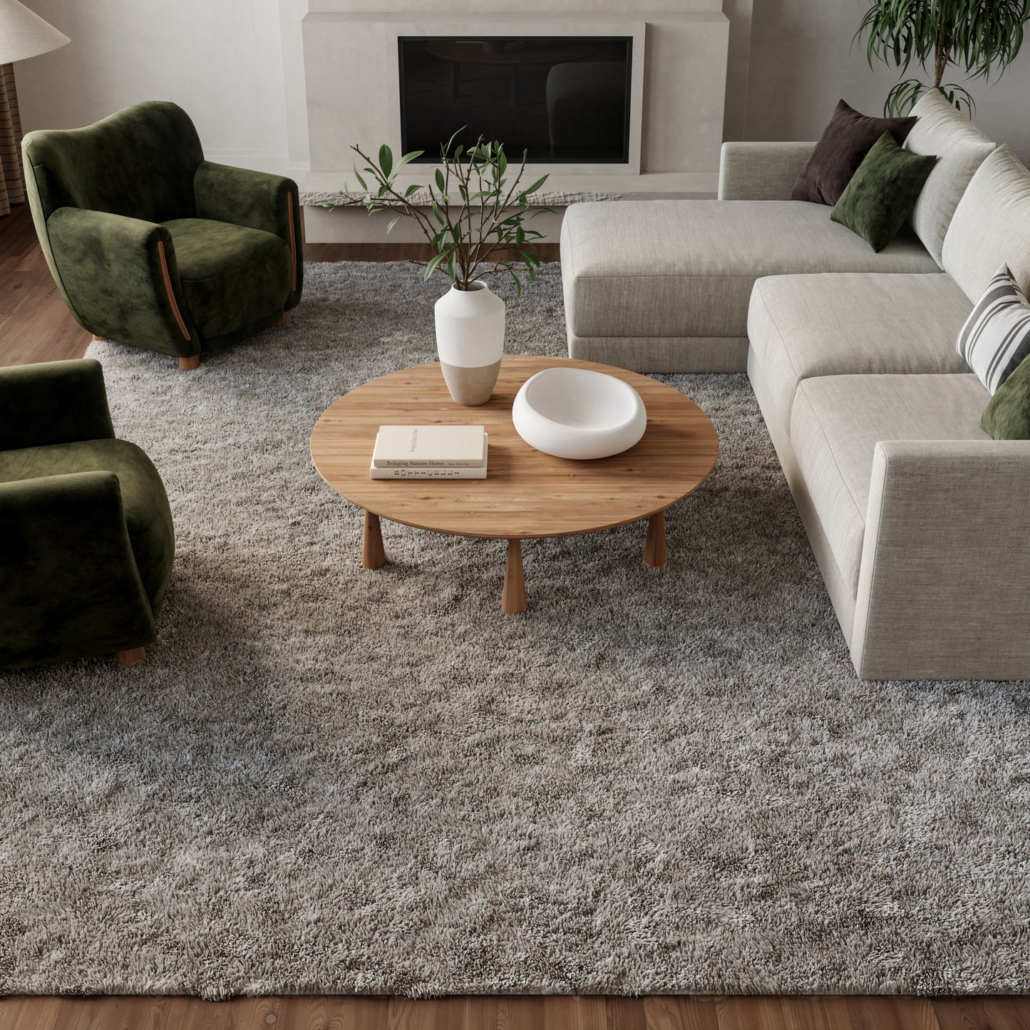 Nourison Rugs Nourison Home   Shag 9' X 12'    - 099446002150