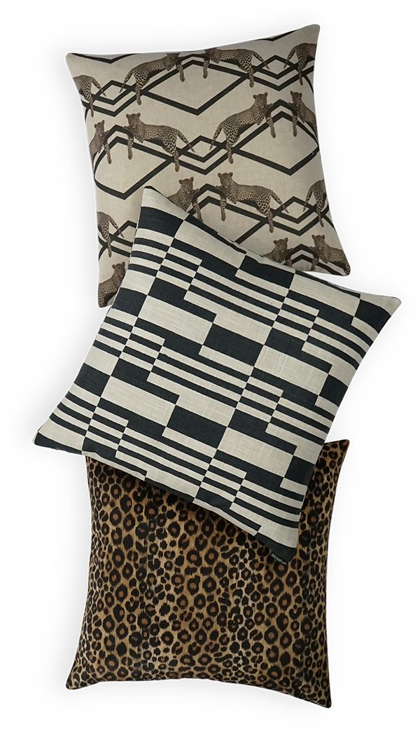 D.V. KAP HOME   24" x 24" Piano Pillow - Domino Modern    - 3354-D-2424