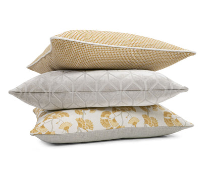 D.V. KAP HOME   24" x 24" Kristal Pillow - Saffron Farmhouse, Traditional    - 3615-S-2424