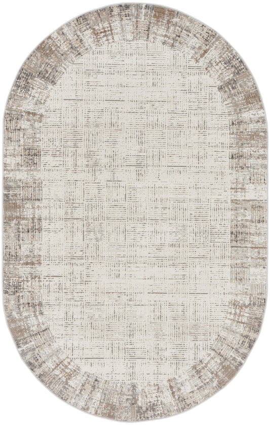 Nourison Rugs Nourison Home   Modern 5' X 8' Oval    - 099446060051