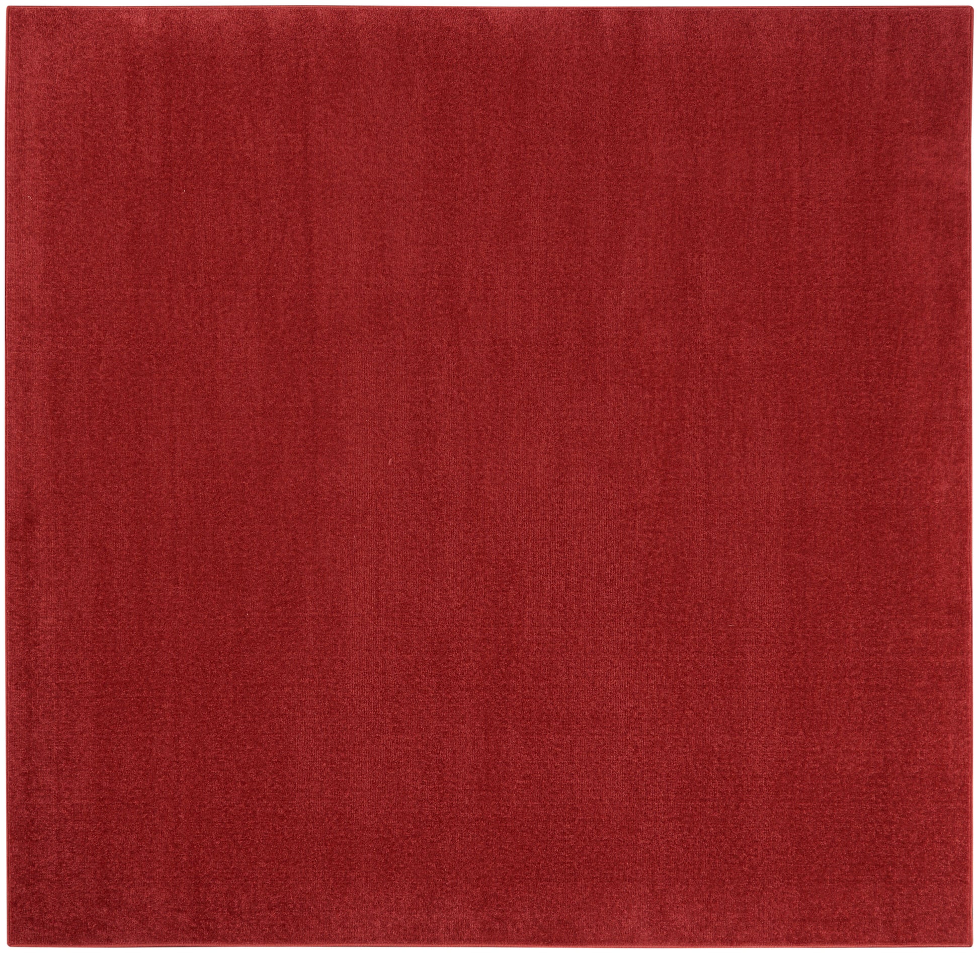 Deep red wooden square tile with smooth matte finish and subtle grain.