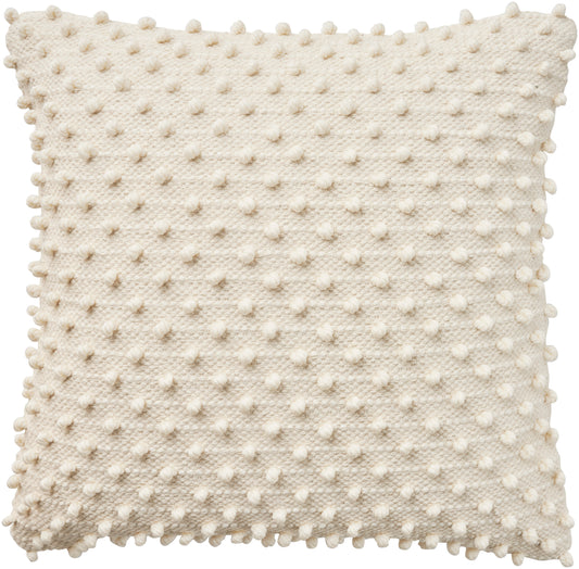 NOURISON HOME   18" x 18" Mina Victory Farmhouse Ivory    - 798019089719