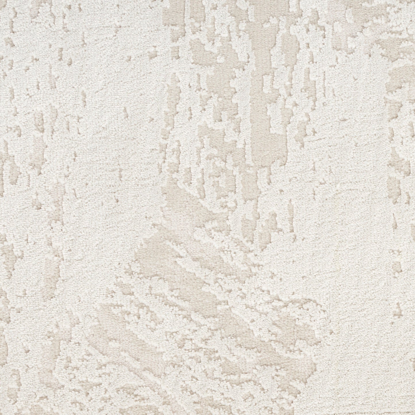 Cream beige damask textured wallpaper with a subtle raised pattern, elegant classic style.