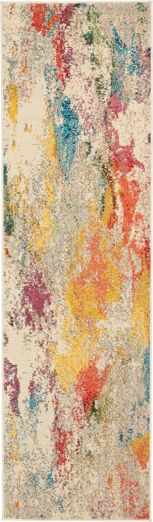 Nourison Rugs Nourison Home   Modern & Contemporary 8' Runner    - 099446482808