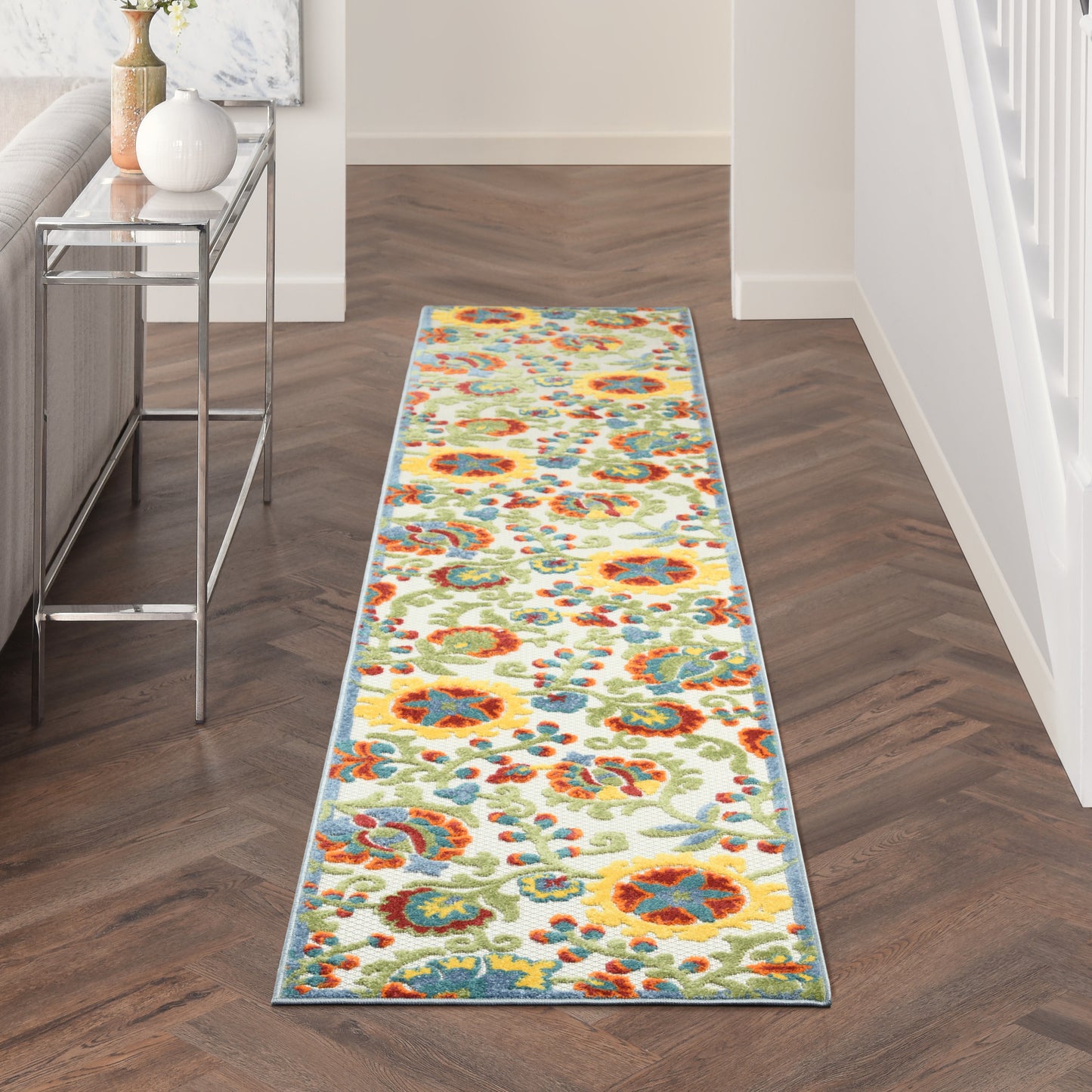 Nourison Rugs Nourison Home   Farmhouse 12' Runner    - 099446827470