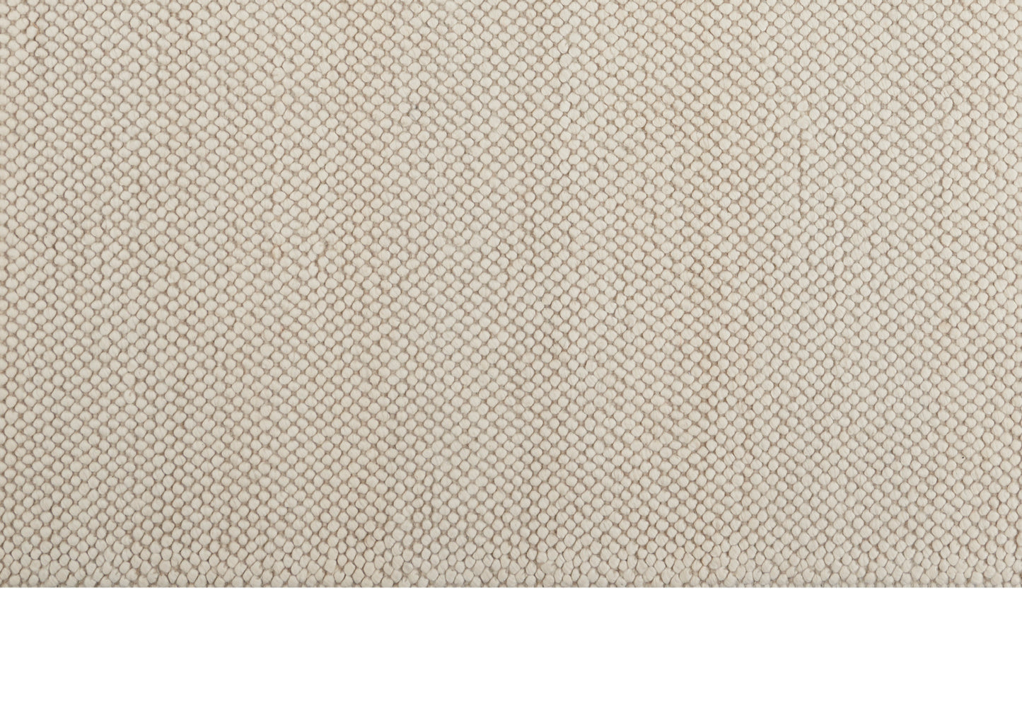 Beige woven fabric with tiny raised dot pattern, upholstery texture.