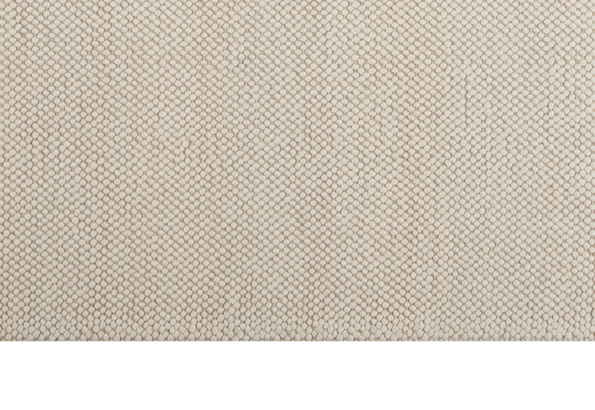 Beige woven fabric with tiny raised dot pattern, upholstery texture.