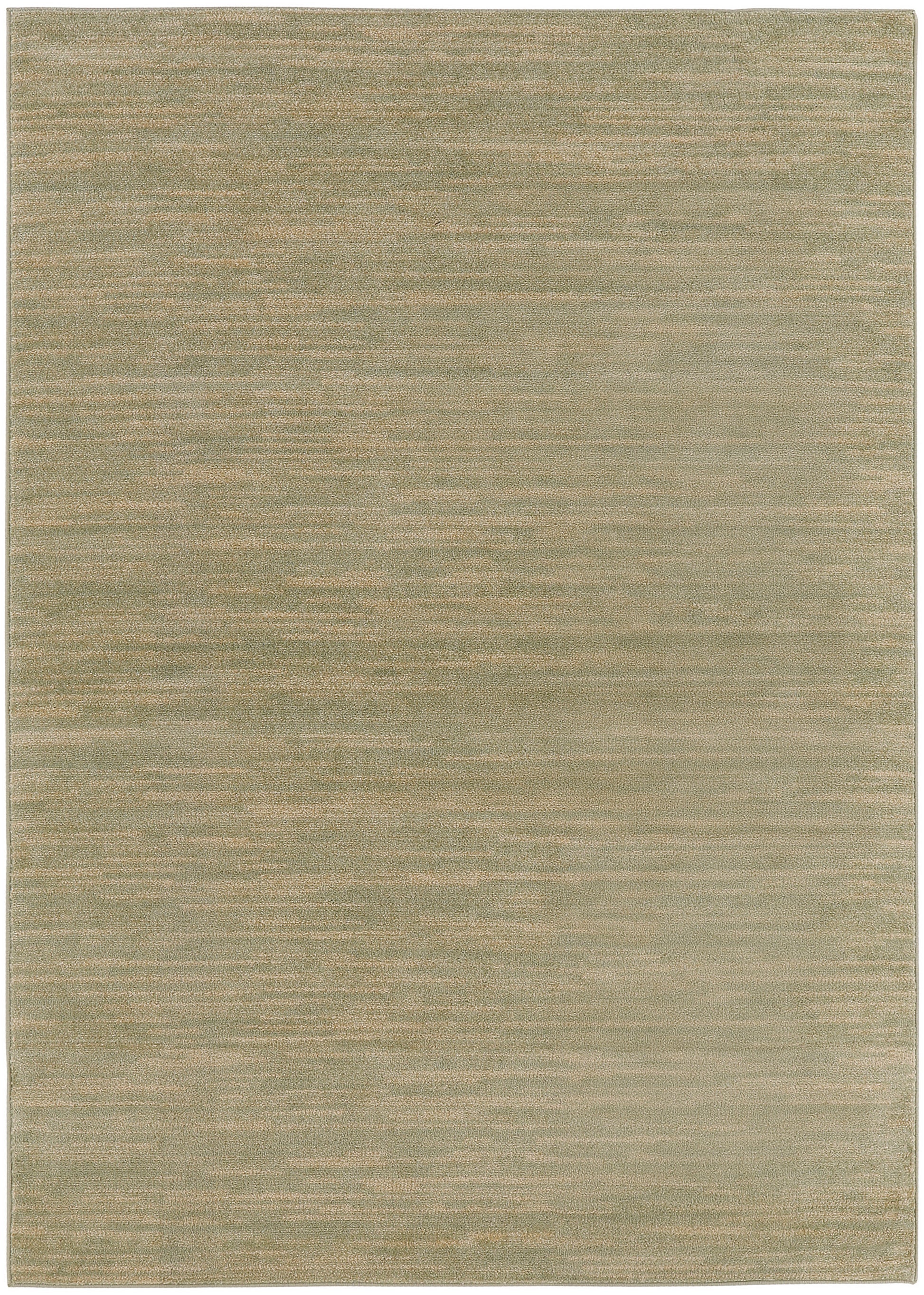 Beige rectangular outdoor rug with a soft brushed texture and subtle color variation.