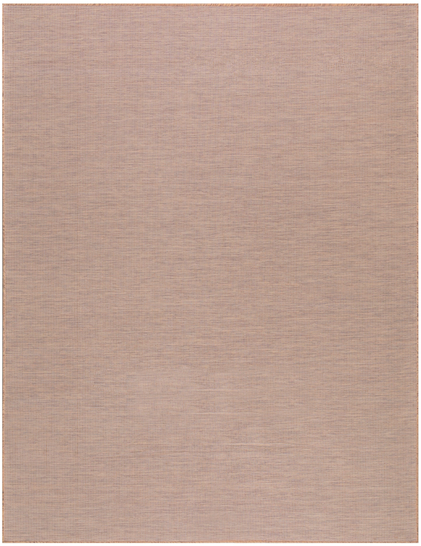 Neutral beige rug with a subtle crosshatch grid weave; warm tan tones and flat-weave feel.