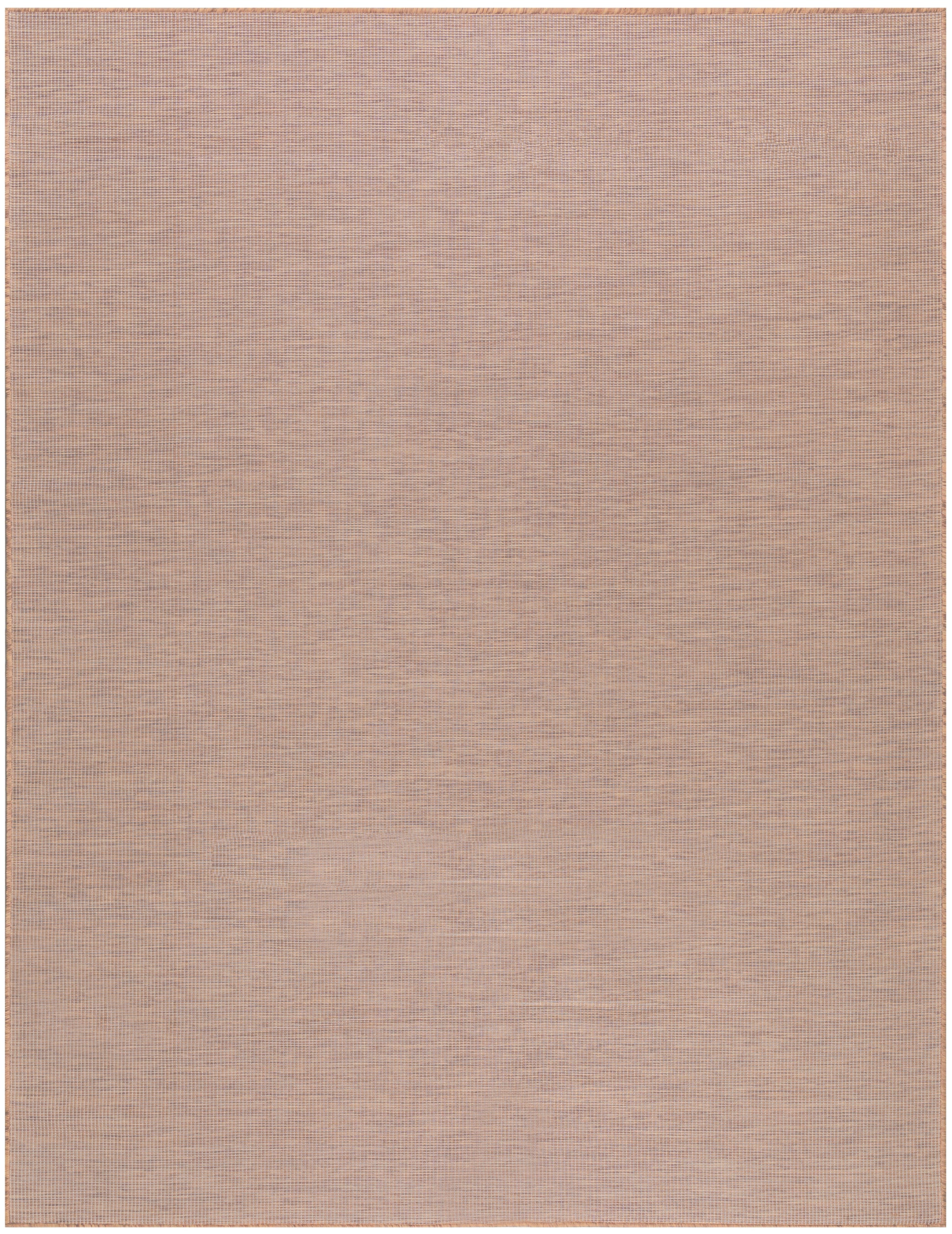 Neutral beige rug with a subtle crosshatch grid weave; warm tan tones and flat-weave feel.