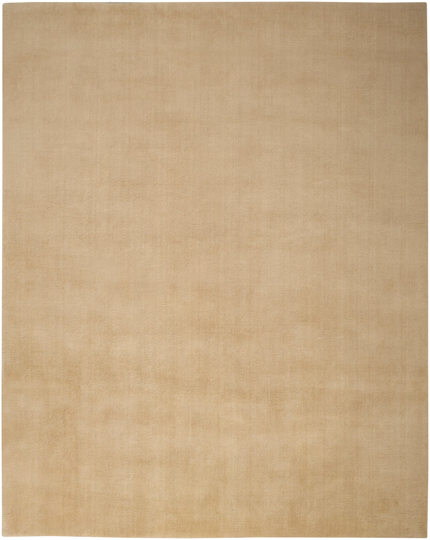 Beige rectangular area rug with soft, uniform texture; neutral living room floor covering.