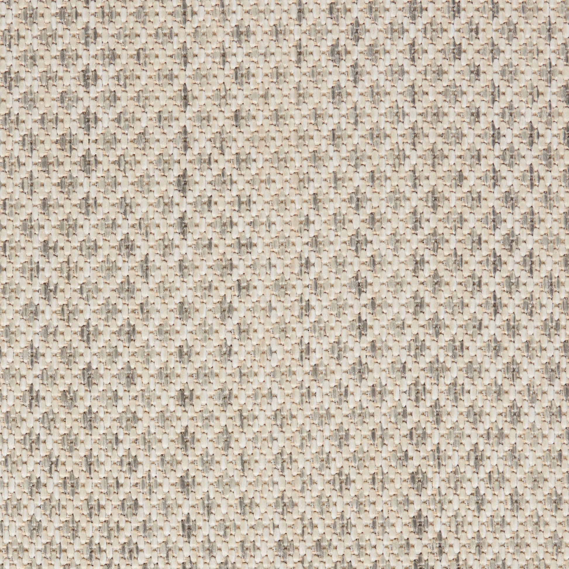 Neutral beige tweed-style woven fabric texture with tiny flecks, suitable for upholstery or drapery.
