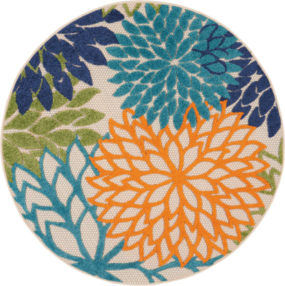 Nourison Rugs Nourison Home   Tropical 4' X Round    - 099446421982