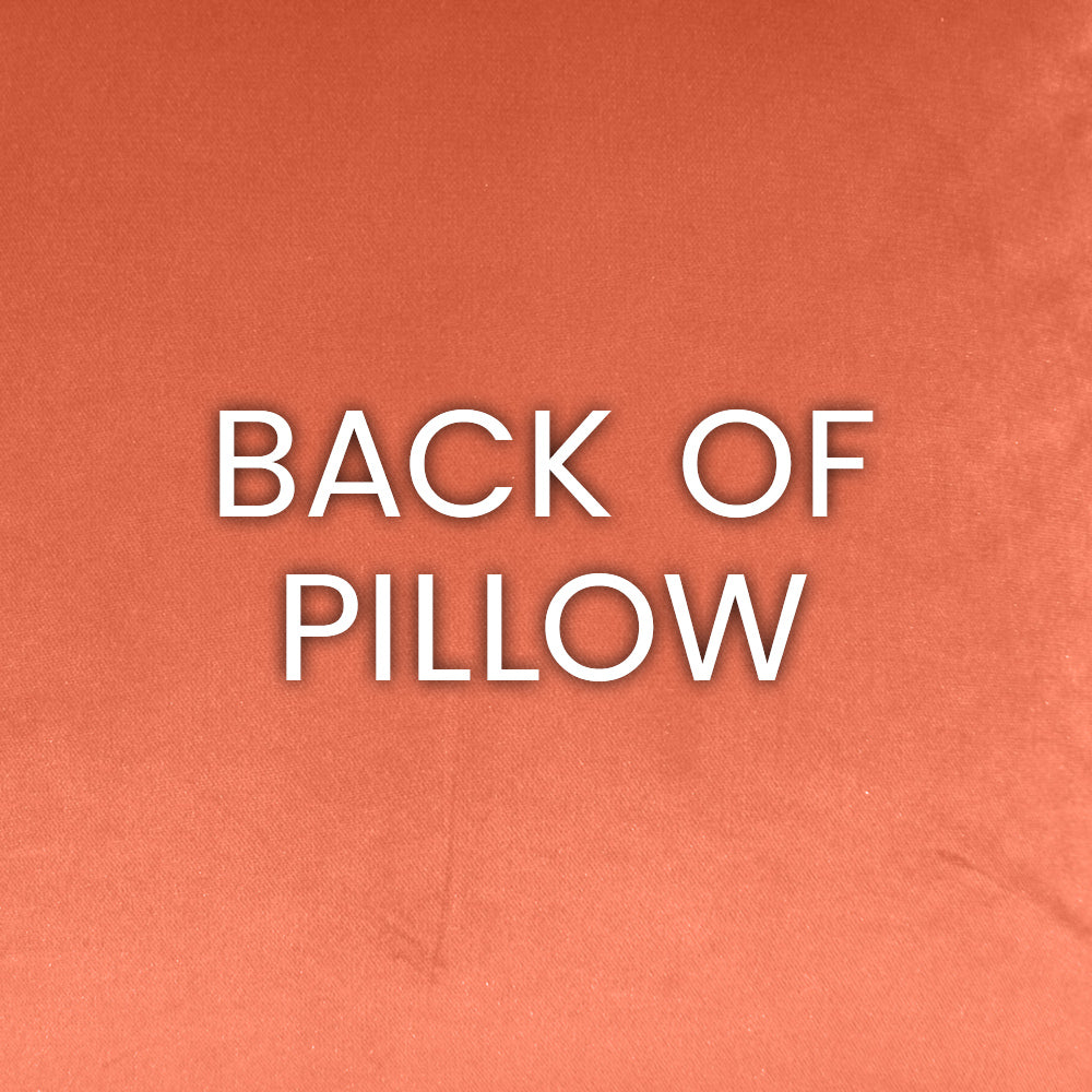 D.V. KAP HOME   24" x 24" Jefferson Pillow - Mango Band / Ribbon    - 2690-M-2424