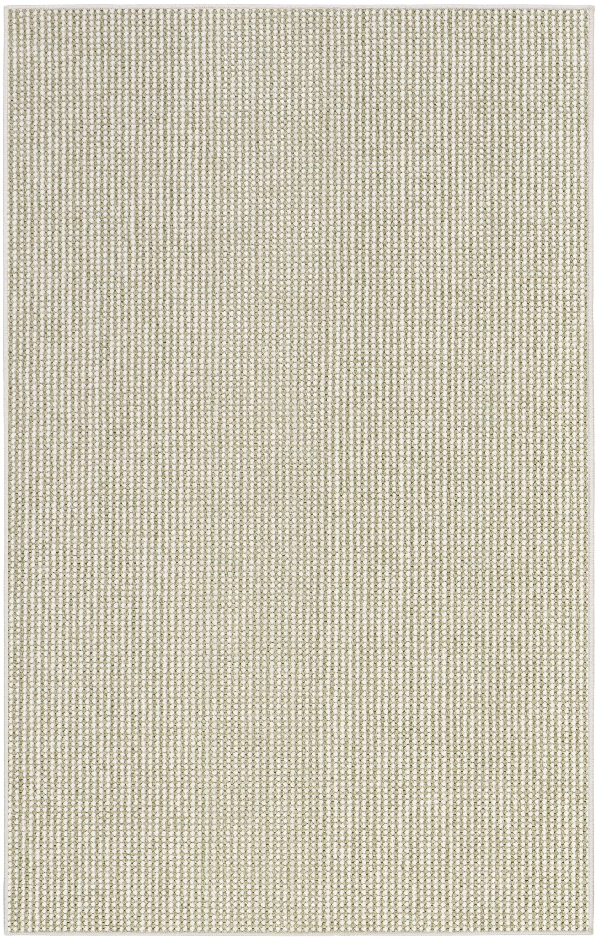 Beige woven area rug with tight cream and sand speckle; rectangular, modern casual floor covering.