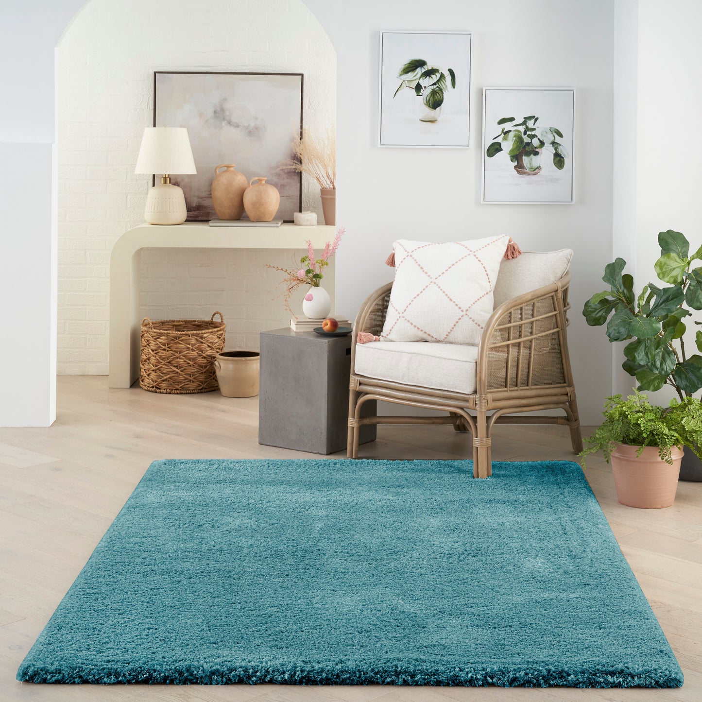Nourison Rugs Nourison Home   Shag 5' X 7'    - 099446910967