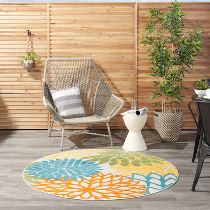 Nourison Rugs Nourison Home   Tropical 4' X Round    - 099446827135