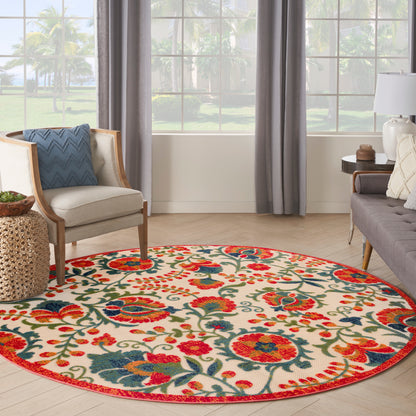 Nourison Rugs Nourison Home   Farmhouse 8' X Round    - 099446952462