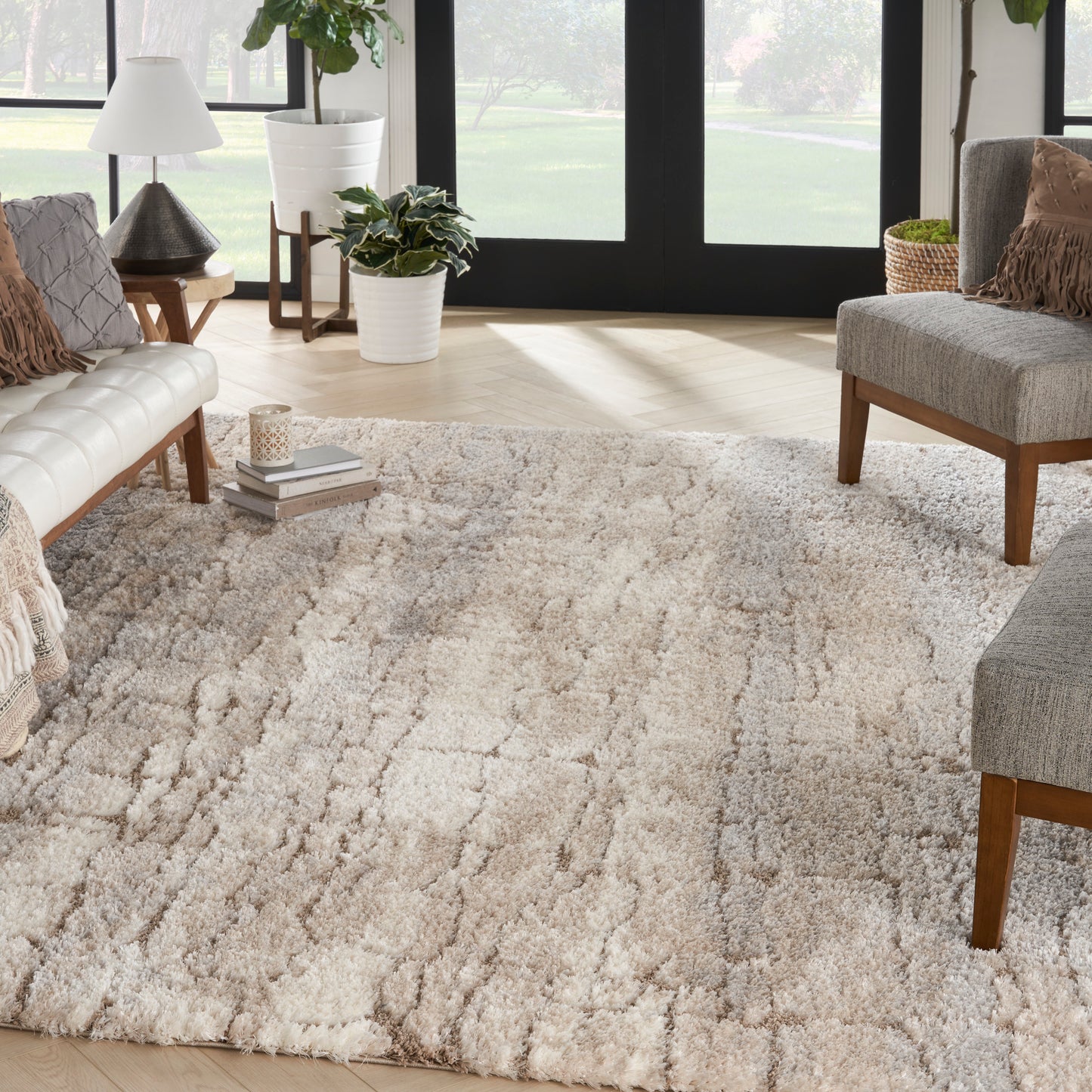 Nourison Rugs Nourison Home   Shag 7' X 9'    - 099446008503