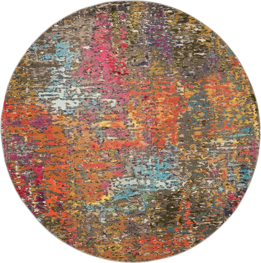 Nourison Rugs Nourison Home   Modern & Contemporary 8' X Round    - 099446483201