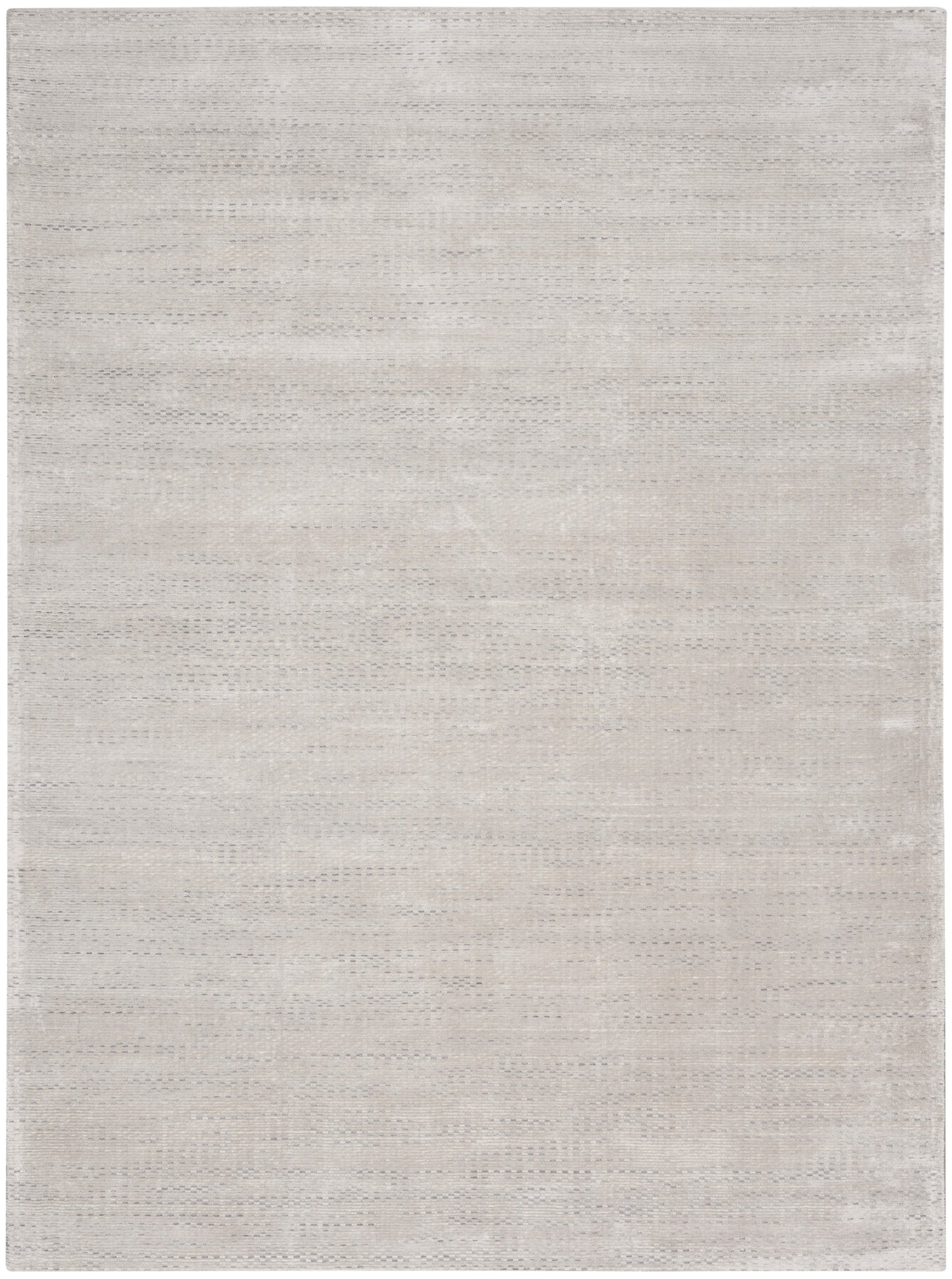 Beige textured area rug with subtle speckled weave, rectangular neutral decor for living rooms.