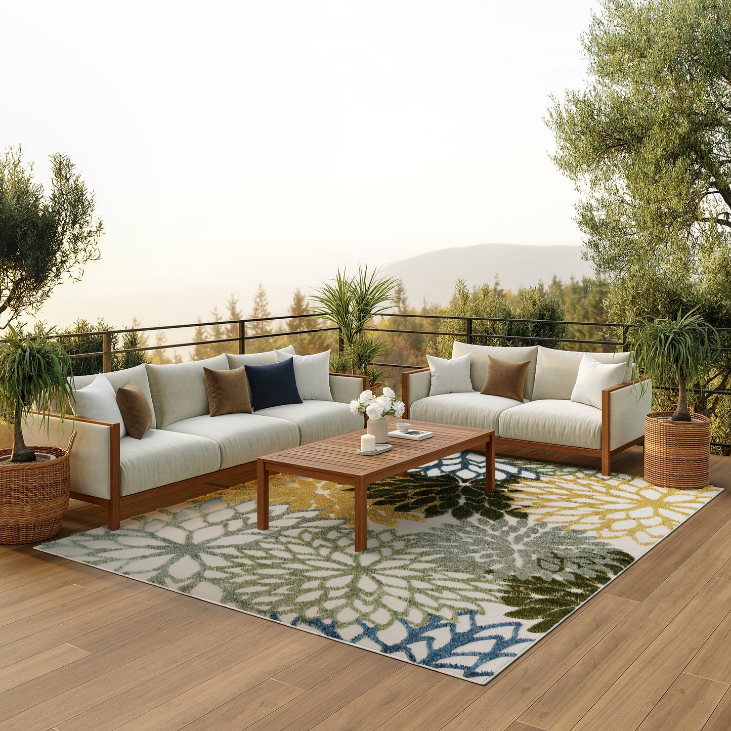 Nourison Rugs Nourison Home   Tropical 8' X 11'    - 099446952950