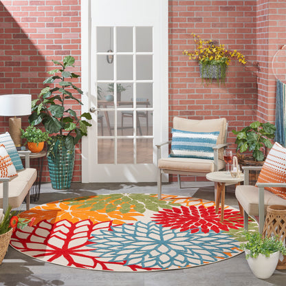 Nourison Rugs Nourison Home   Tropical 8' X Round    - 099446066831