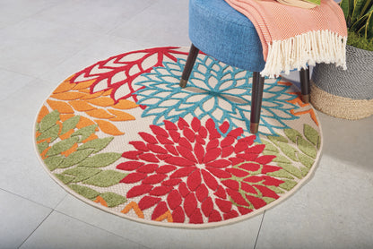 Nourison Rugs Nourison Home   Tropical 4' X Round    - 099446421890