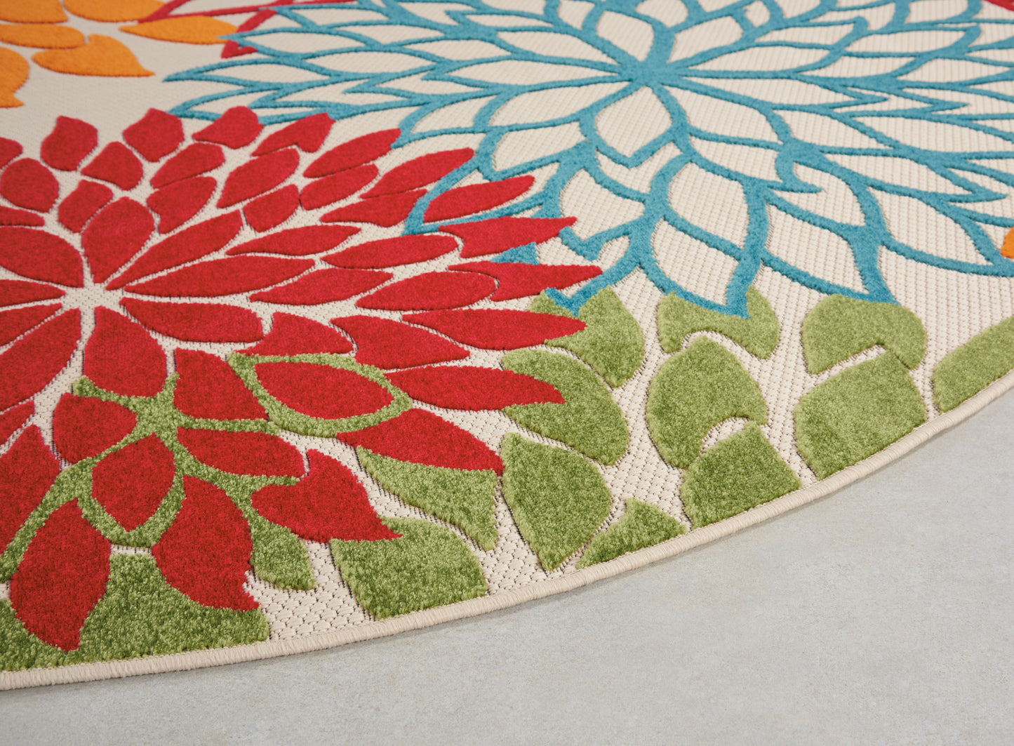 Nourison Rugs Nourison Home   Tropical 8' X Round    - 099446066831