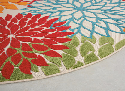 Nourison Rugs Nourison Home   Tropical 8' X Round    - 099446066831