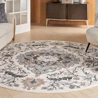 Nourison Rugs Nourison Home   Transitional 8' X Round    - 099446936110