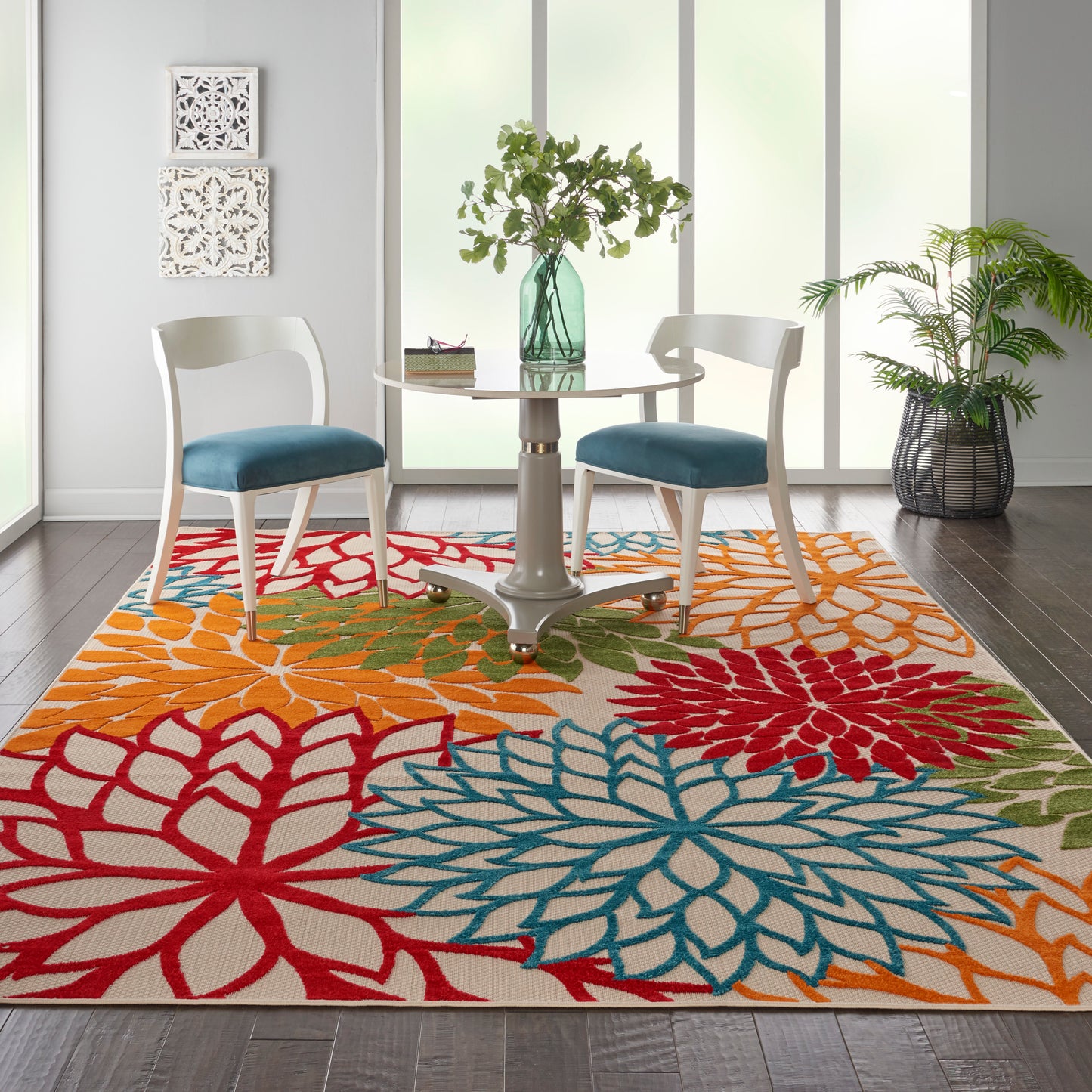 Nourison Rugs Nourison Home   Tropical 6' X 9'    - 099446723093