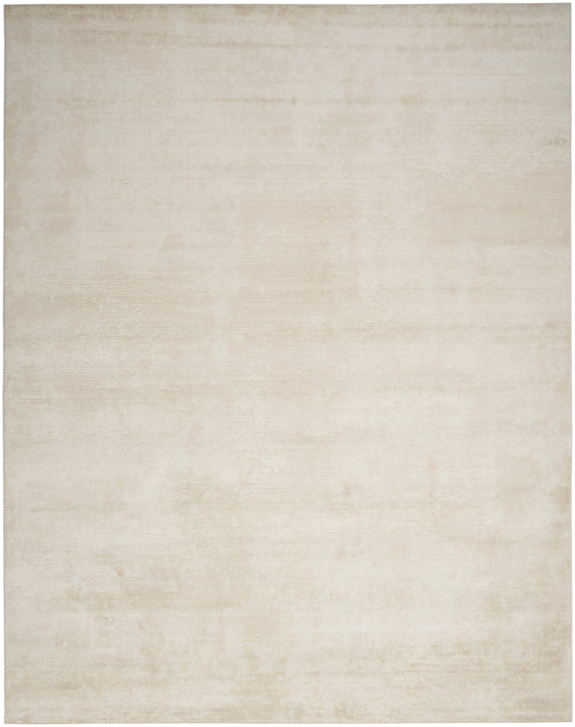 Beige cream rectangular area rug with subtle distressed texture; low-pile and versatile for living room.
