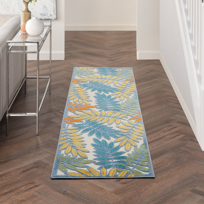 Nourison Rugs Nourison Home   Tropical 8' Runner    - 099446827821