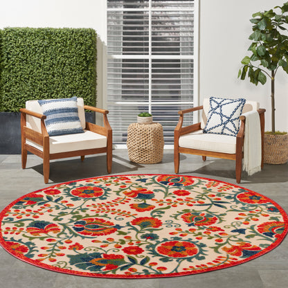 Nourison Rugs Nourison Home   Farmhouse 5' X Round    - 099446952431