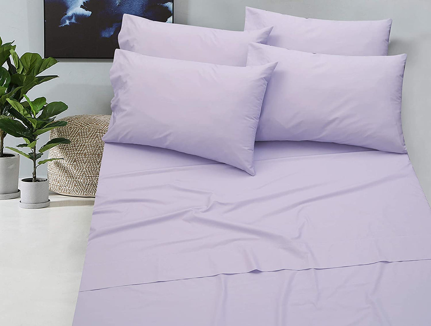 BLC - 300 TC - Cotton Fabric - Modern Sheet Set for Home & Hotel