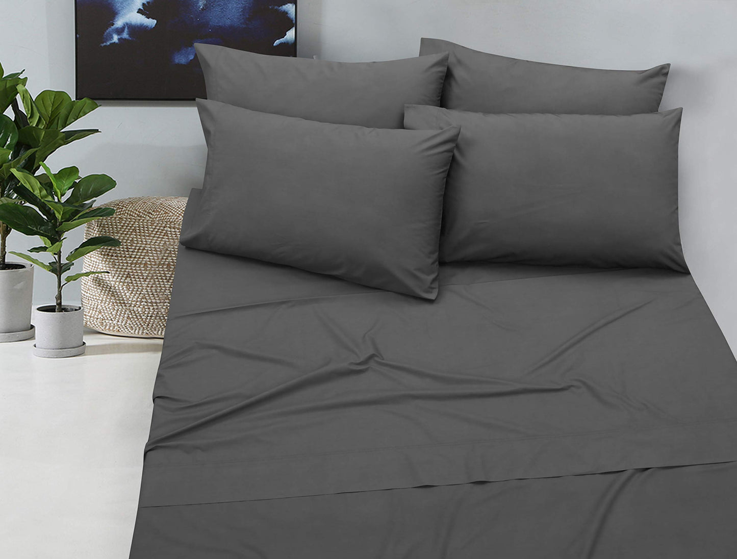 BLC - 300 TC - Cotton Fabric - Modern Sheet Set for Home & Hotel