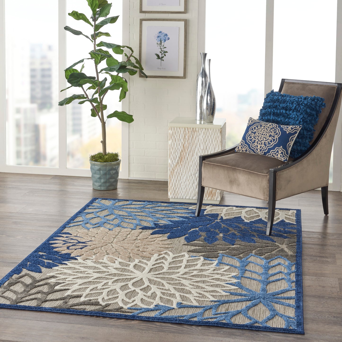 Nourison Rugs Nourison Home   Tropical 6' X 9'    - 099446739926